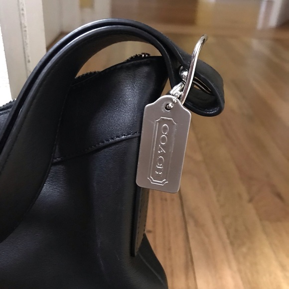 Coach Black Leather Bag - Picture 3 of 6